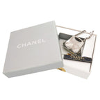 Chanel Bag Motif Charm Metal Silver Key Holder — view 2