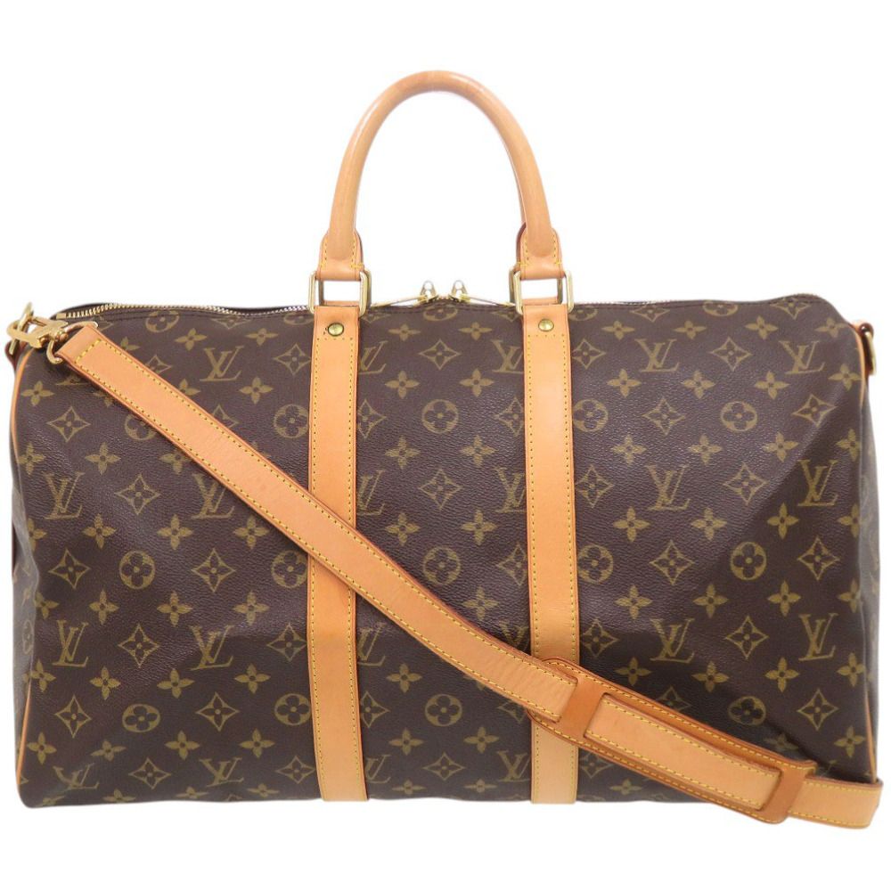 Louis Vuitton Keepall Bandouliere 45 Monogram Boston Bag
