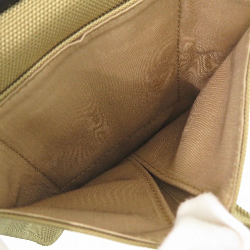 Saint Laurent Canvas Leather Beige Black Shoulder Bag — view 8