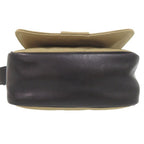 Saint Laurent Canvas Leather Beige Black Shoulder Bag — view 3