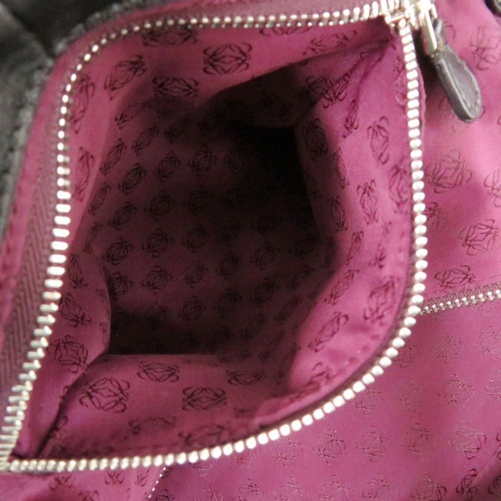 Loewe Nappa Aire Patent Leather Glitter Black Handbag — view 7