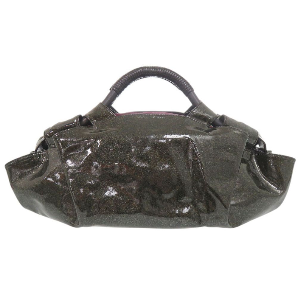 Loewe Nappa Aire Patent Leather Glitter Black Handbag — view 2