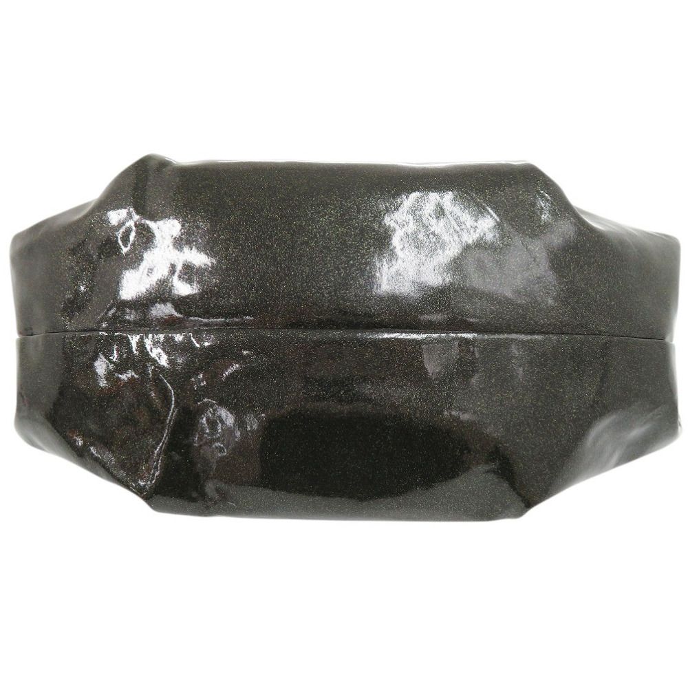Loewe Nappa Aire Patent Leather Glitter Black Handbag — view 3