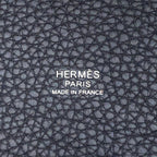 Hermes Handbag Picotin Lock PM Canvas Silver Taurillon Clemence — view 6