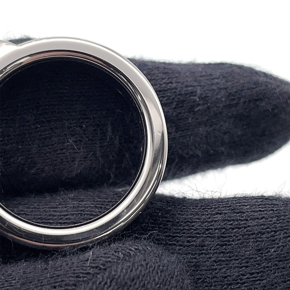 Hermes Ring Athena Double Crew Black Silver Veau Madame — view 6