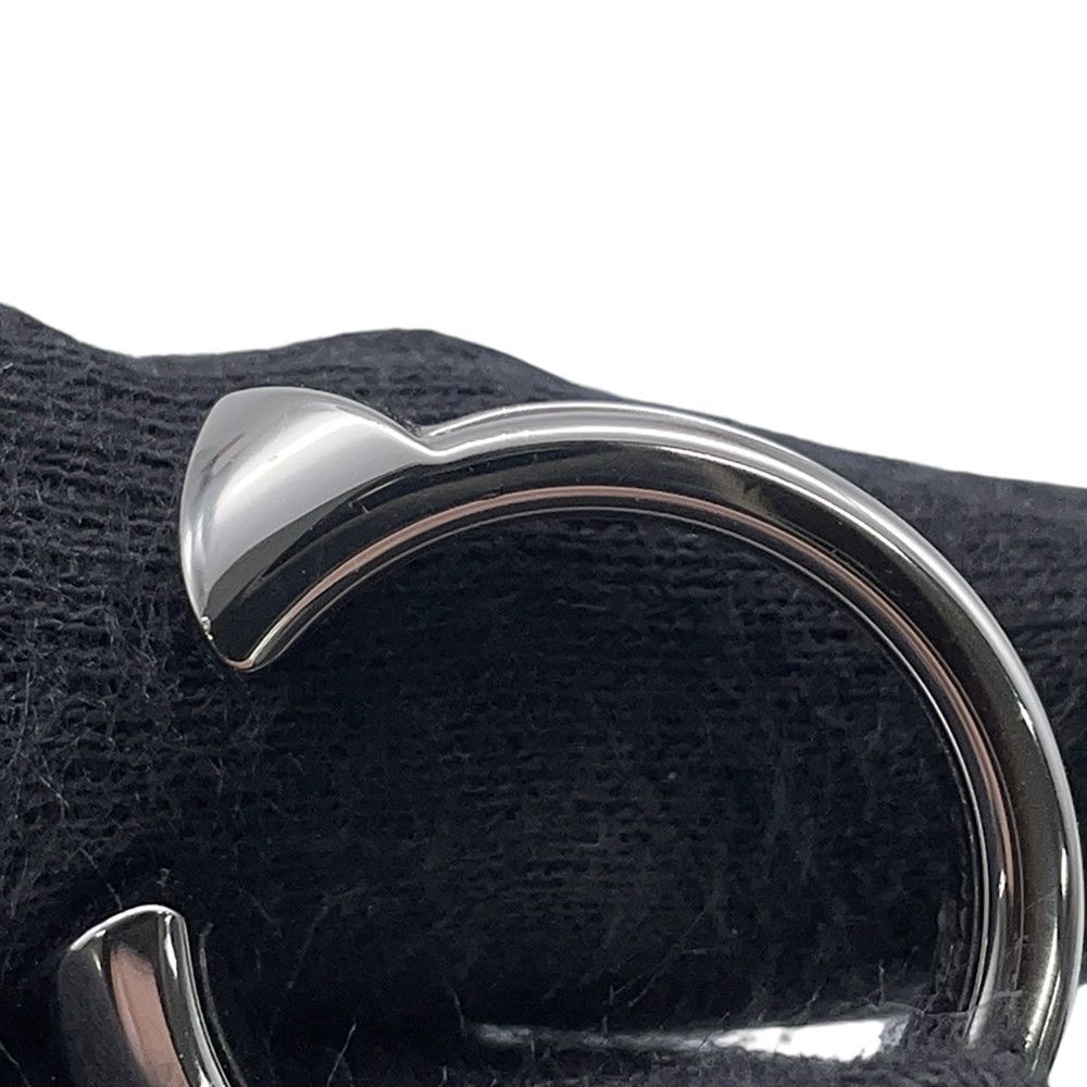 Hermes Ring Athena Double Crew Black Silver Veau Madame — view 5