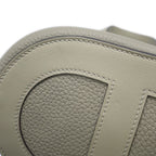 Hermes Tote Bag in the Loop 18 Sage Silver Taurillon Clemence Swift — view 6