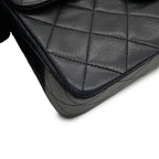 Chanel Chain Shoulder Bag Quilted 20 CC Logo Lambskin Mini Black — view 7