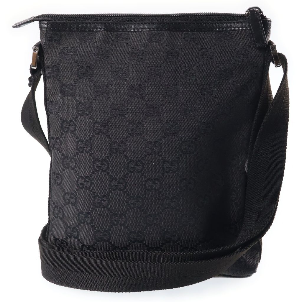 Gucci GG Canvas Shoulder Bag Black — view 2