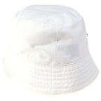 Prada Bucket Hat Re-Nylon Triangle Logo Hat White Nylon — view 4