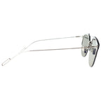 Dior Homme Metal Frame Flat Lens Sunglasses Eyewear 65 Black Silver — view 3