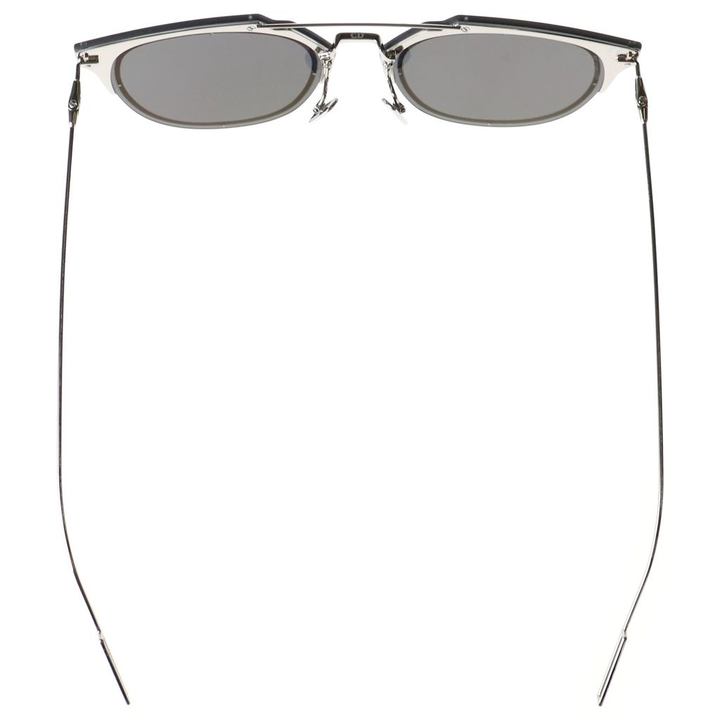 Dior Homme Metal Frame Flat Lens Sunglasses Eyewear 65 Black Silver — view 2