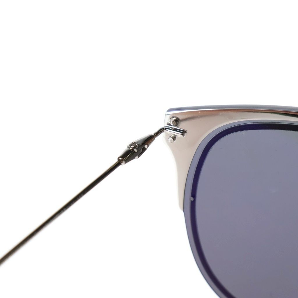 Dior Homme Metal Frame Flat Lens Sunglasses Eyewear 65 Black Silver — view 4