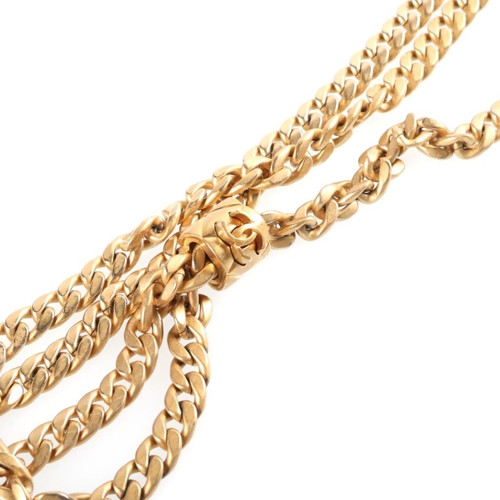 Chanel Quilted 20 S Flap S Chain Mini Shoulder Bag Black Lambskin Gold — view 6