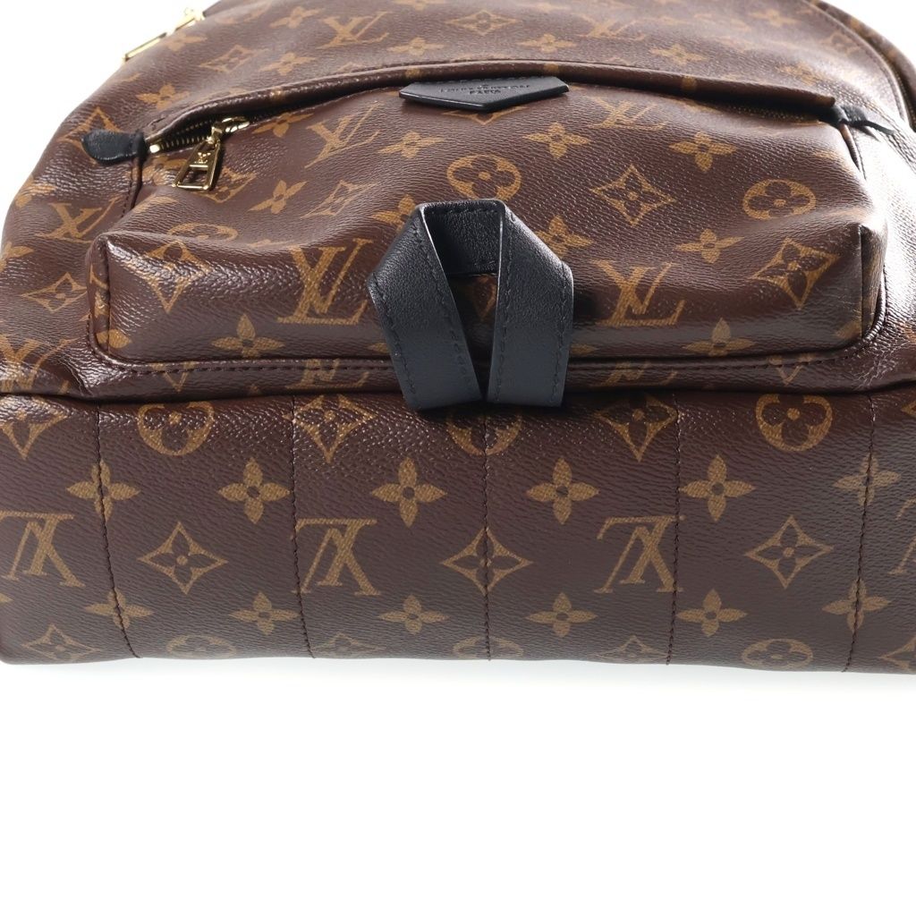 Louis Vuitton Monogram Palm Springs MM Backpack Brown Leather — view 4