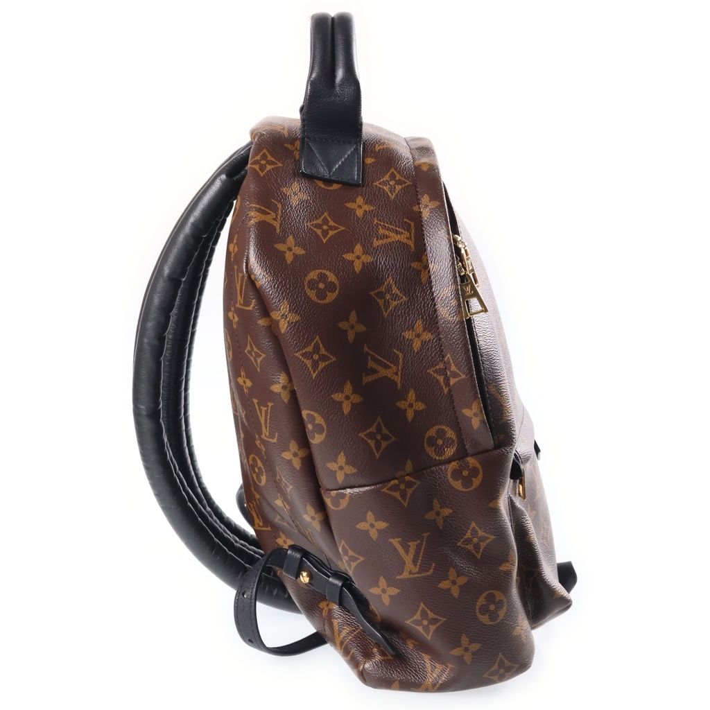 Louis Vuitton Monogram Palm Springs MM Backpack Brown Leather — view 3