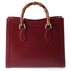 Gucci Yuko Higuchi Diana Medium Tote Bag Leather Bordeaux — view 2