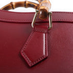 Gucci Yuko Higuchi Diana Medium Tote Bag Leather Bordeaux — view 8