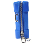 Louis Vuitton Monogram Cloud Soft Trunk Wallet Shoulder Bag Blue Leather Silver — view 3