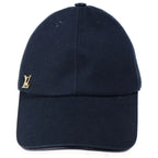 Louis Vuitton LV Iconic Baseball Cap Hat Cotton Logo Black — view 4