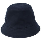 Hermes Calvi Seashell Cotton Canvas Bucket Hat Black — view 2