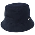 Hermes Calvi Seashell Cotton Canvas Bucket Hat Black