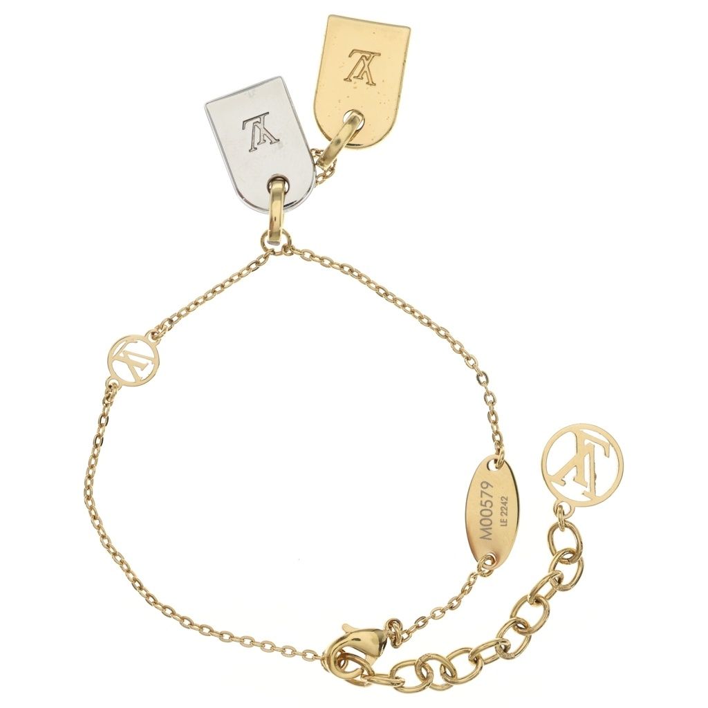 Louis Vuitton Precious Nanogram Bracelet Gold Silver — view 2