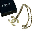 Chanel Vintage Gold Chain Necklace Plated
