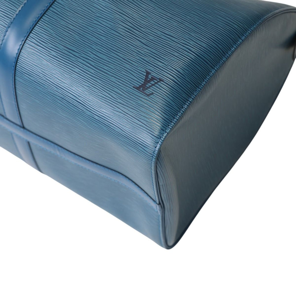 Louis Vuitton Epi Keepall 45 Boston Bag Blue — view 7