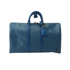 Louis Vuitton Epi Keepall 45 Boston Bag Blue — view 2