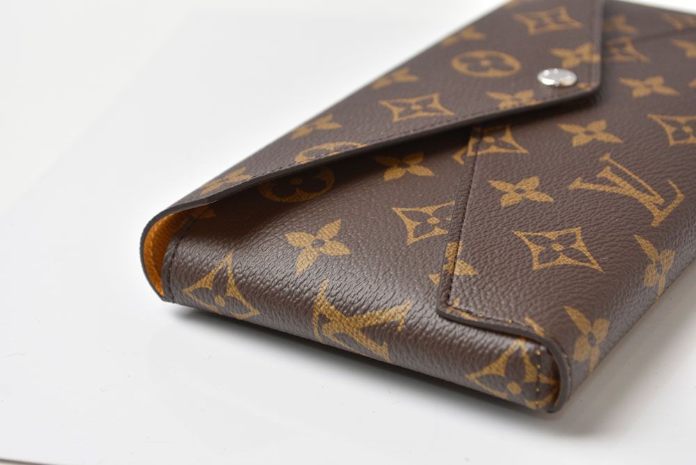 Louis Vuitton Wallet Clutch Multi Kirigami Organizer Monogram Saffron Yellow — view 4