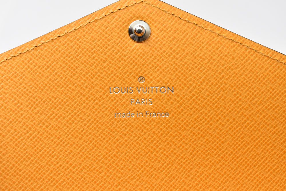 Louis Vuitton Wallet Clutch Multi Kirigami Organizer Monogram Saffron Yellow — view 8