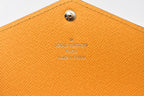 Louis Vuitton Wallet Clutch Multi Kirigami Organizer Monogram Saffron Yellow — view 8