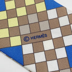 Hermes Twilly Colliers de Chiens Remix Multicolor Silk 100% Scarf — view 7