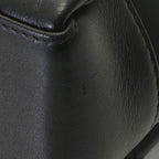 Chanel Quilted Top Handle Chain Shoulder Handbag Lambskin Black Random Stamp — view 7