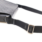 Louis Vuitton District MM Shoulder Bag Monogram Eclipse Gray Silver — view 6