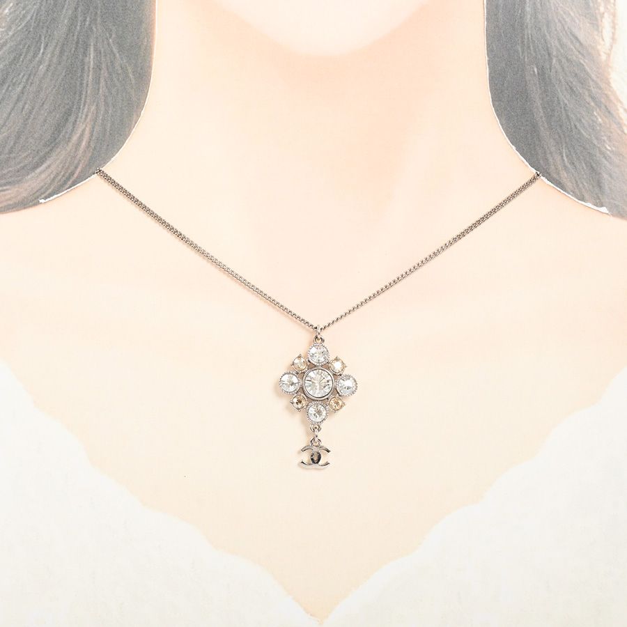 Chanel Necklace Silver — view 7
