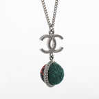Chanel Necklace Green — view 2
