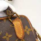 Louis Vuitton Shoulder Bag Monogram Pochette Marly Bandouliere Brown — view 8