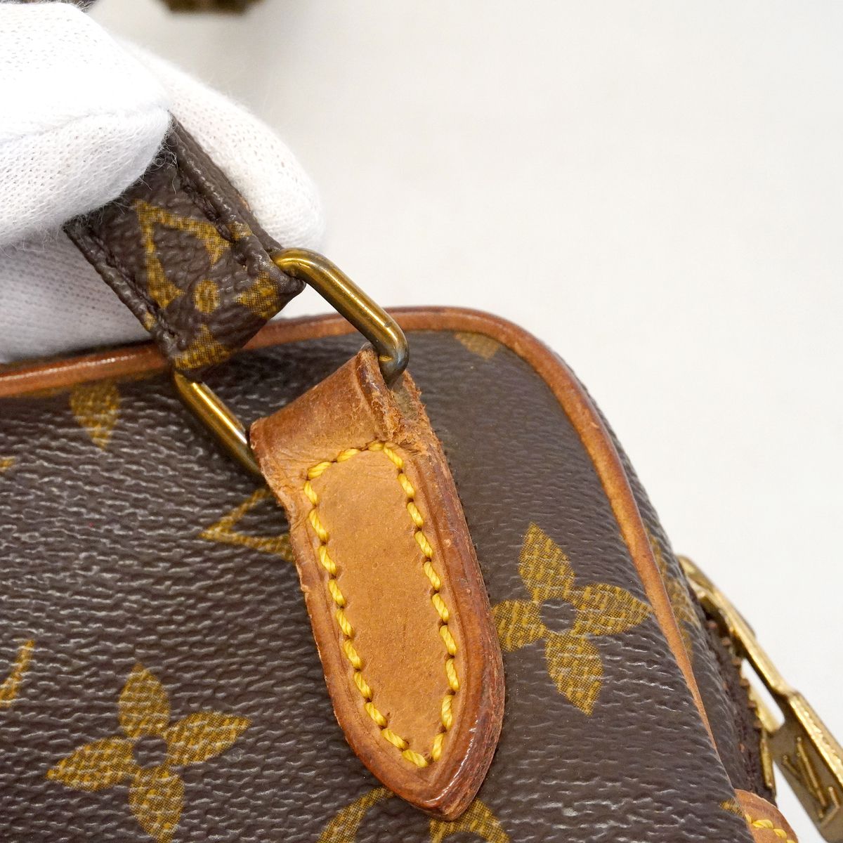 Louis Vuitton Shoulder Bag Monogram Pochette Marly Bandouliere Brown — view 8