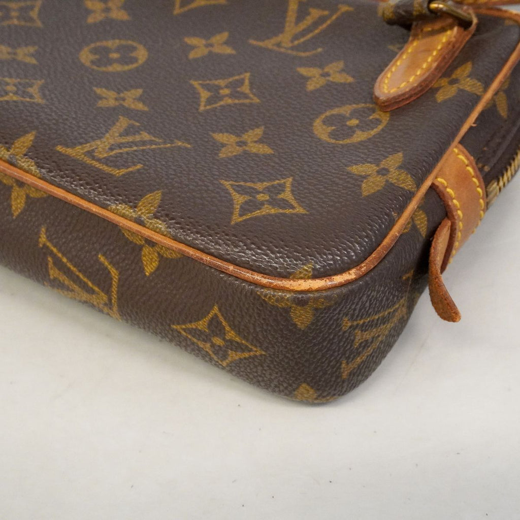 Louis Vuitton Shoulder Bag Monogram Pochette Marly Bandouliere Brown — view 6
