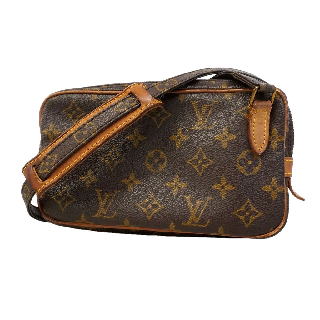 Louis Vuitton Shoulder Bag Monogram Pochette Marly Bandouliere Brown