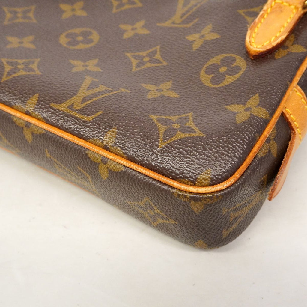 Louis Vuitton Shoulder Bag Monogram Pochette Marly Bandouliere Brown — view 6