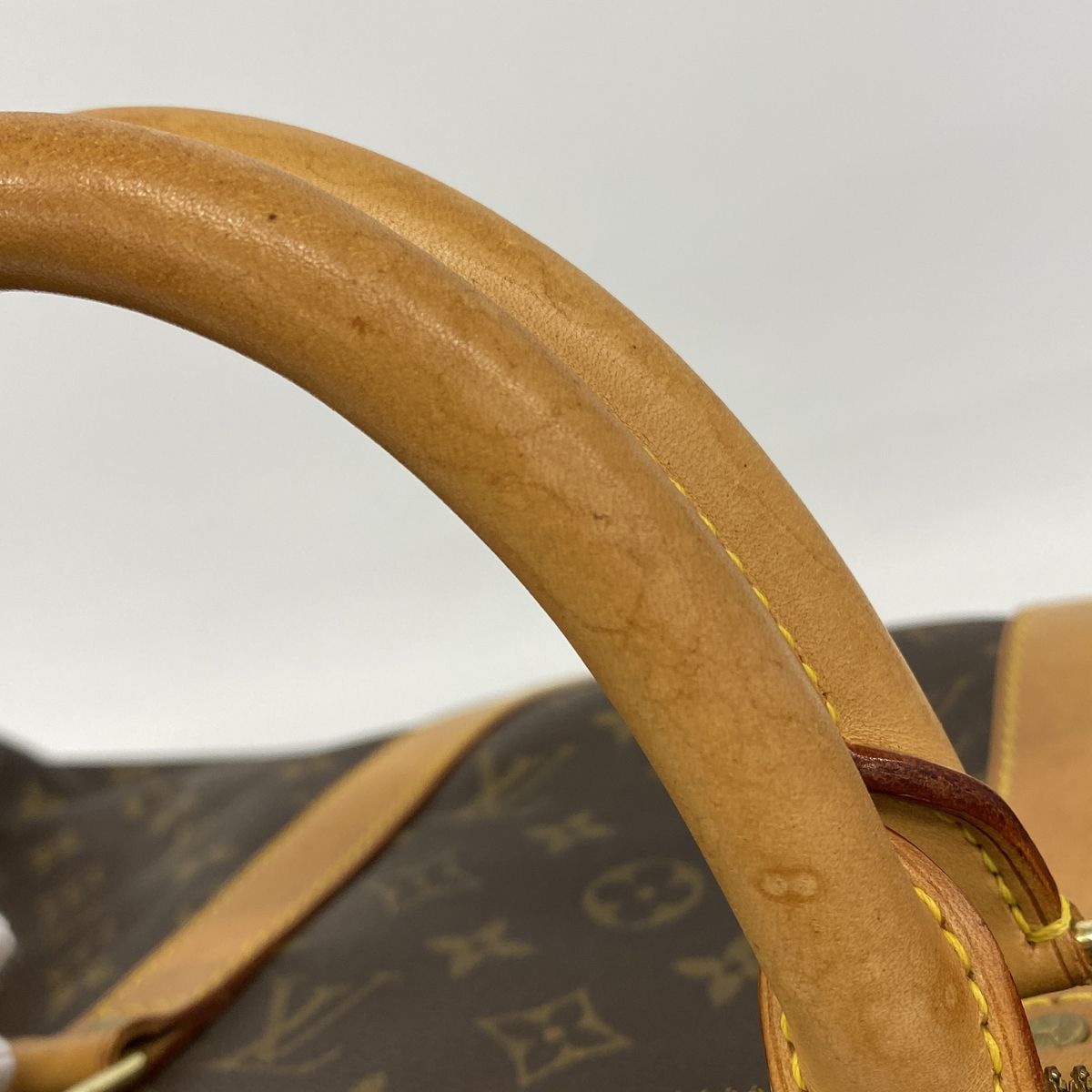 Louis Vuitton Boston Bag Monogram Keepall 50 Brown — view 8