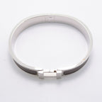 Hermes Bangle Clic HH Metal Silver Gray Bracelet — view 3