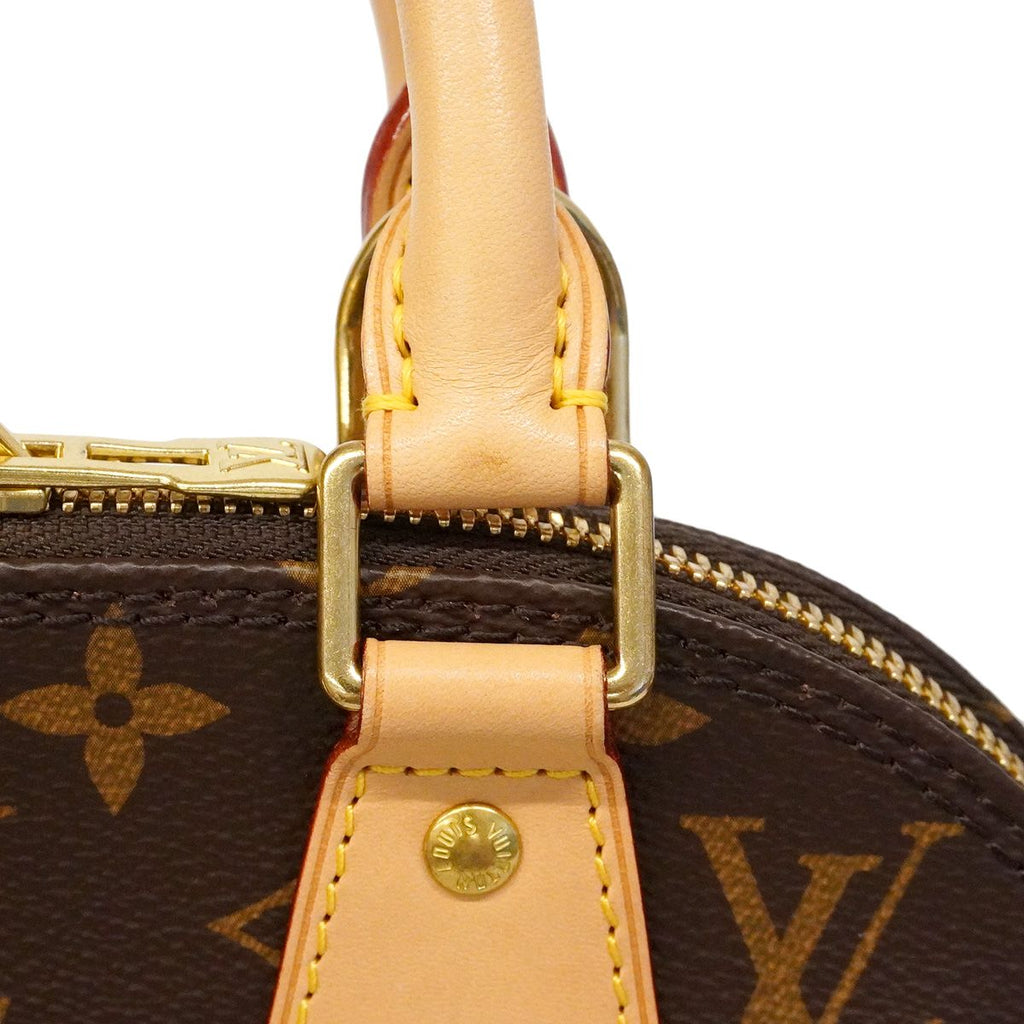Louis Vuitton Handbag Monogram Alma BB Brown 2-Way Bag — view 8