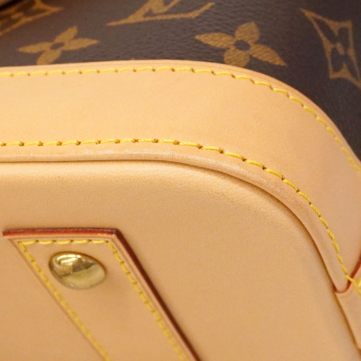 Louis Vuitton Handbag Monogram Alma BB Brown 2-Way Bag — view 6