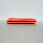 Chanel Wallet on Chain V-stitch Lambskin Orange Silver Shoulder Bag — view 3
