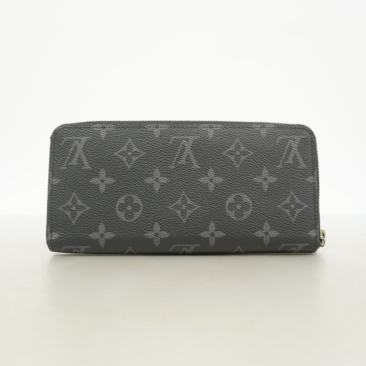 Louis Vuitton Wallet Monogram Eclipse Zippy Horizontal Black — view 7