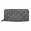 Louis Vuitton Wallet Monogram Eclipse Zippy Horizontal Black